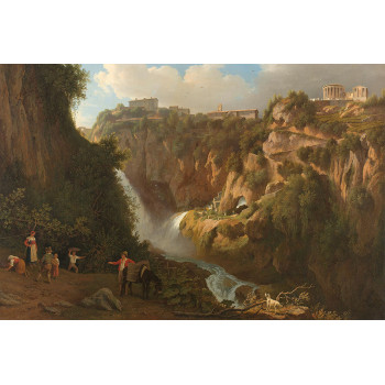 De waterval van Tivoli -  Abraham Teerlink 1824 (5010.2012)