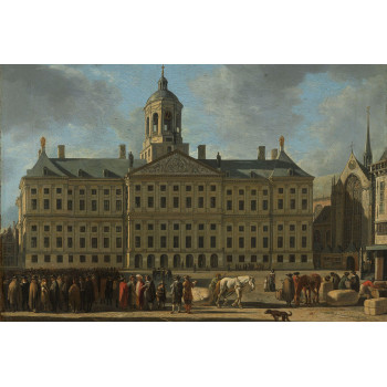 Het stadhuis op de Dam in Amsterdam - Gerrit Adriaensz. Berckheyde 1672 (5010.2017)