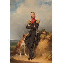 Portret van Willem II  koning der Nederlanden -  Jan Adam Kruseman 1839 (5010.2024)
