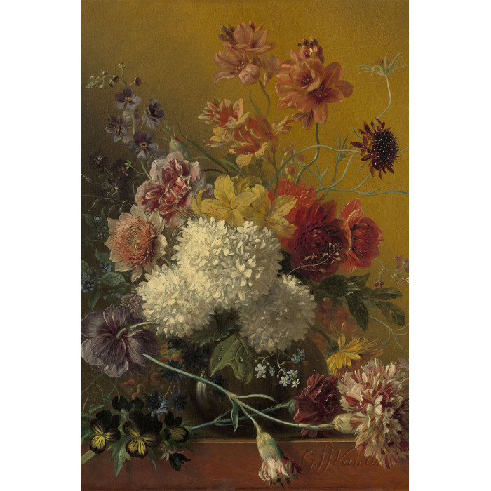 Stilleven met bloemen -  Georgius Jacobus Johannes van Os  1820 - 1861 (5010.2035)