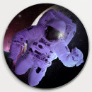 Muurcirkel Astronaut on galaxy (5075.1006)
