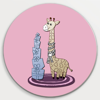 Muurcirkel Giraffe (5075.1015)