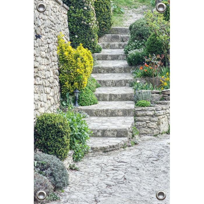 Tuinverruimer  - Stenen trap met planten (5054.1018)