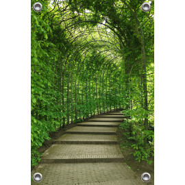 Tuinverruimer  - Boog met groene Haag (5054.1019)