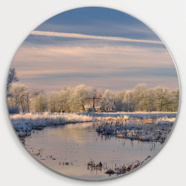 Muurcirkel © Jef Folkert - Stroomdallandschap Drentsche Aa in winterse sferen  (6221.1053)