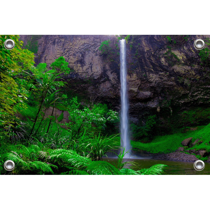 Tuinposter Waterval in Nieuw Zeeland (5052.3004)