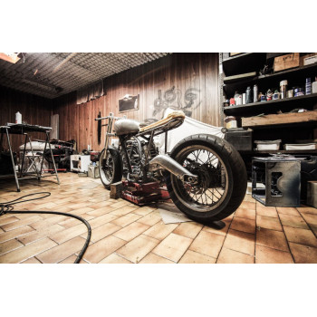 Wanddecoratie Garage Motorbike (5035.3017)