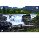 Tuinposter Waterval Rivier Canada (5050.3030)