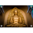 Tuinposter Gouden Buddha Beeld (5085.3025)