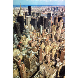 Wanddecoratie New York vanuit de lucht (5090.3002)