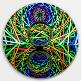 Muurcirkel © Karin Beijers - Abstract - Colour me (6227.1004)