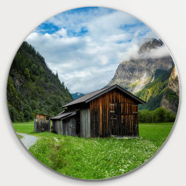 Muurcirkel © Ruud Engels Photography - Huis tussen Alpen in Tirol  Umhausen (6225.1068)