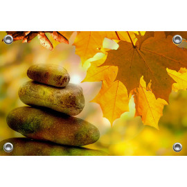 Tuinposter Meditation Balance Stones (5085.1031)