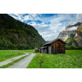 Wanddecoratie © Ruud Engels Photography - Huis tussen Alpen in Tirol  Umhausen (6225.1068)