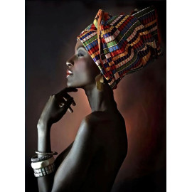 Canvas 50x70cm African Woman (5080.2007)