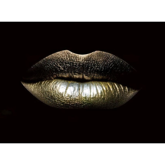 Canvas 50x70cm Golden Lips (5080.2014)