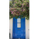Schuttingposter-Tuinposter 90x180cm © Inge van Beek - Typisch Griekse Voordeur (6235.2611)