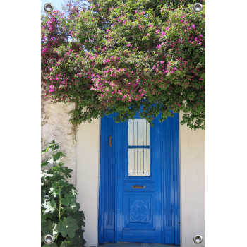 Tuinposter-Tuinverruimer © Inge van Beek - Typisch Griekse Voordeur (6235.2611)