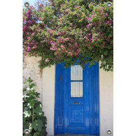 Tuinposter-Tuinverruimer © Inge van Beek - Typisch Griekse Voordeur (6235.2611)
